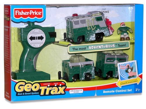 Fisher Price GeoTrax Rail and Road R/C Set - Alpine & Will image