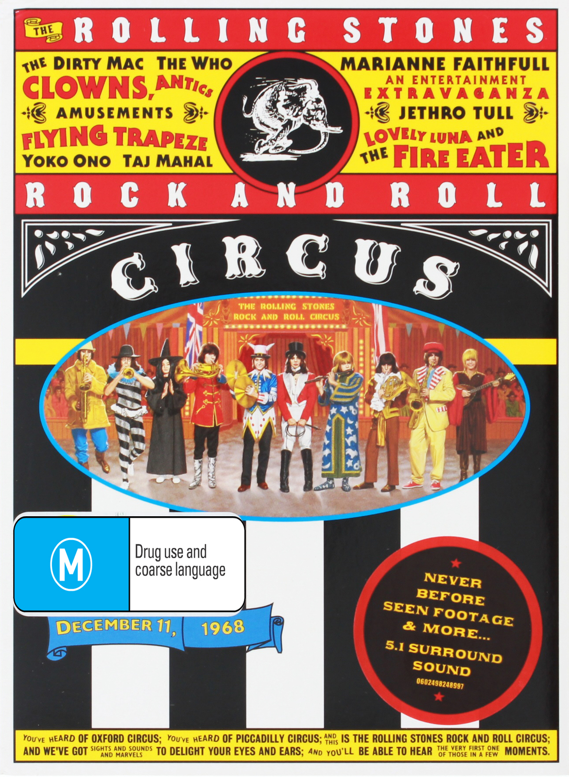Rolling Stones: Rock & Roll Circus on DVD image