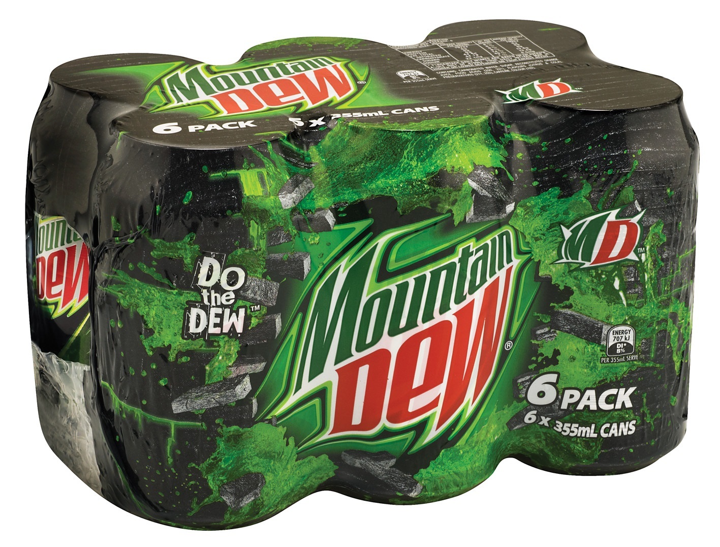 Mountain Dew Original Cans 355ml (24 Pack) at Mighty Ape NZ