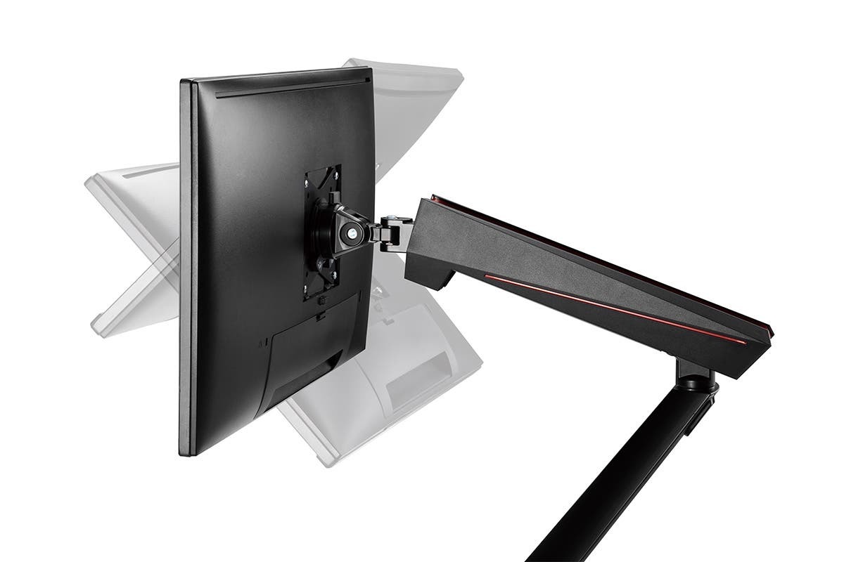 Kogan Full Motion Spring-Assisted RGB Gaming Monitor Mount with USB Hub