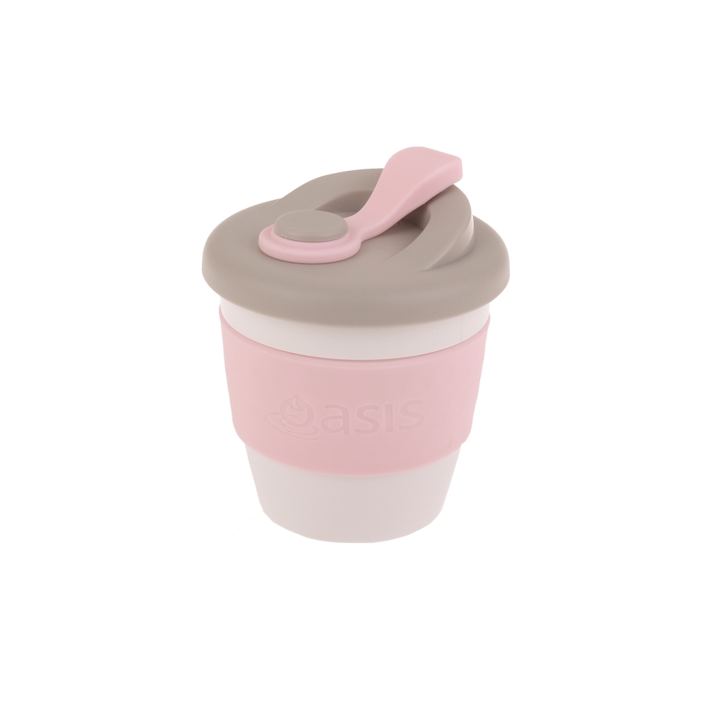 Oasis Plastic Coffee Cup - Pink (227ml) image