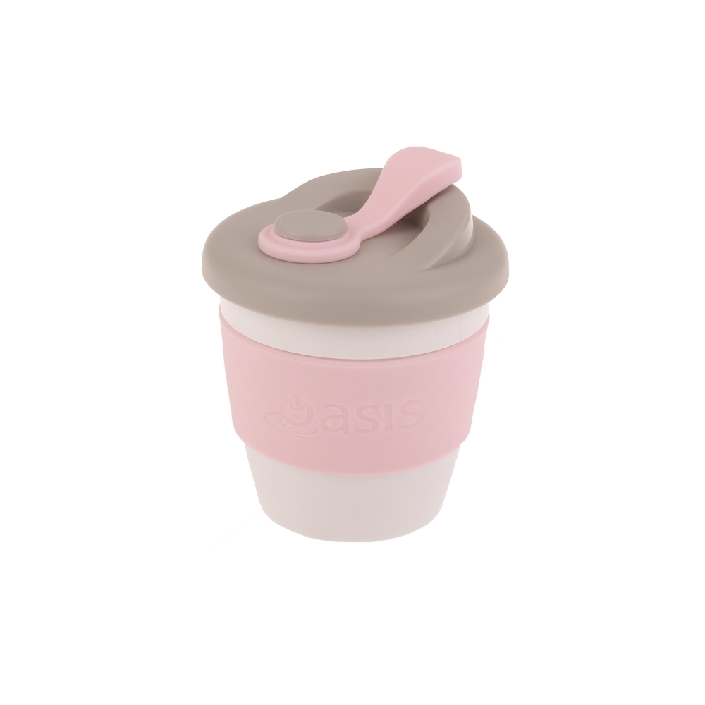 Oasis: Plastic Coffee Cup - Pink (227ml) image