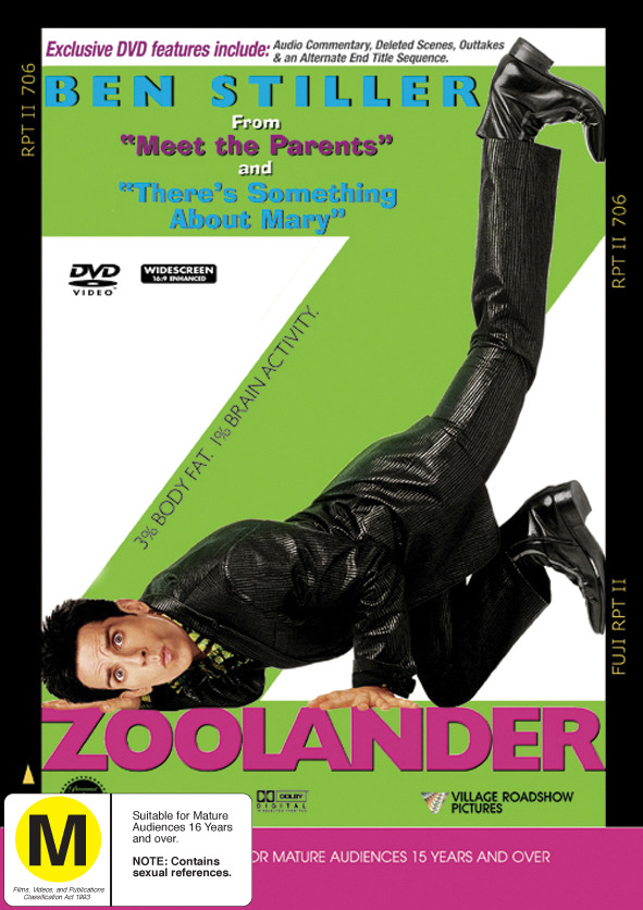 Zoolander on DVD