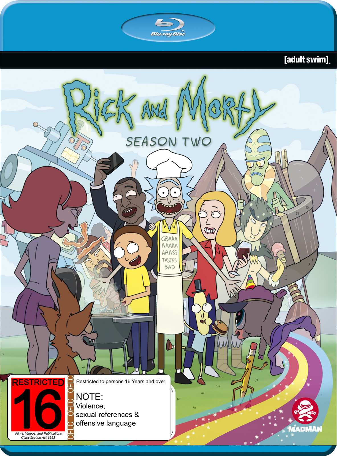 Rick And Morty Season 2 on Blu-ray