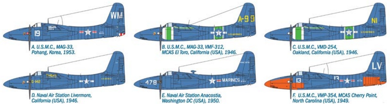 Italeri: 1/48 AD-4W Skyraider - Model Kit image