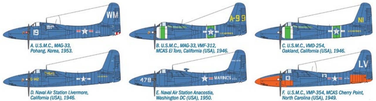 Italeri: 1/48 AD-4W Skyraider - Model Kit