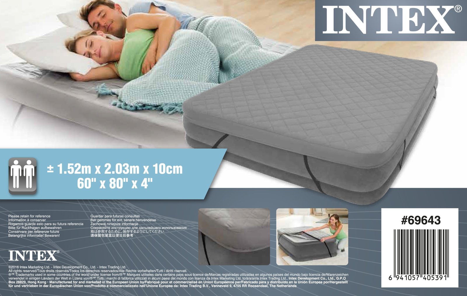 Intex Queen Size Airbed Cover at Mighty Ape NZ