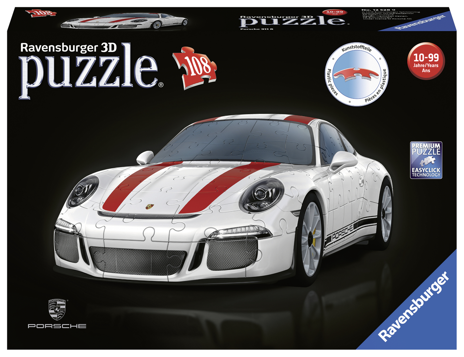 Ravensburger 3D Jigsaw Puzzle Porsche 911R Toy at Mighty Ape NZ