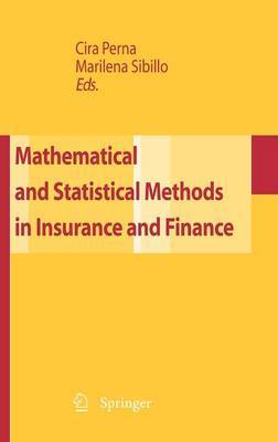 Mathematical and Statistical Methods for Insurance and Finance image