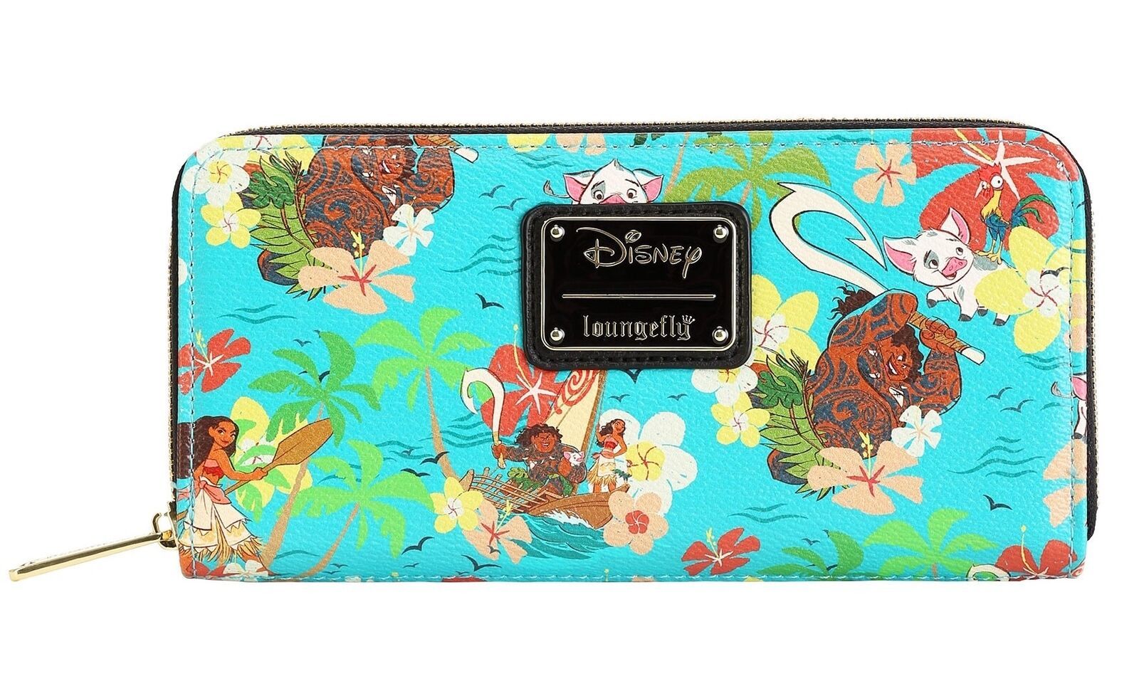 Loungefly: Moana - Floral Zip-Around Wallet image