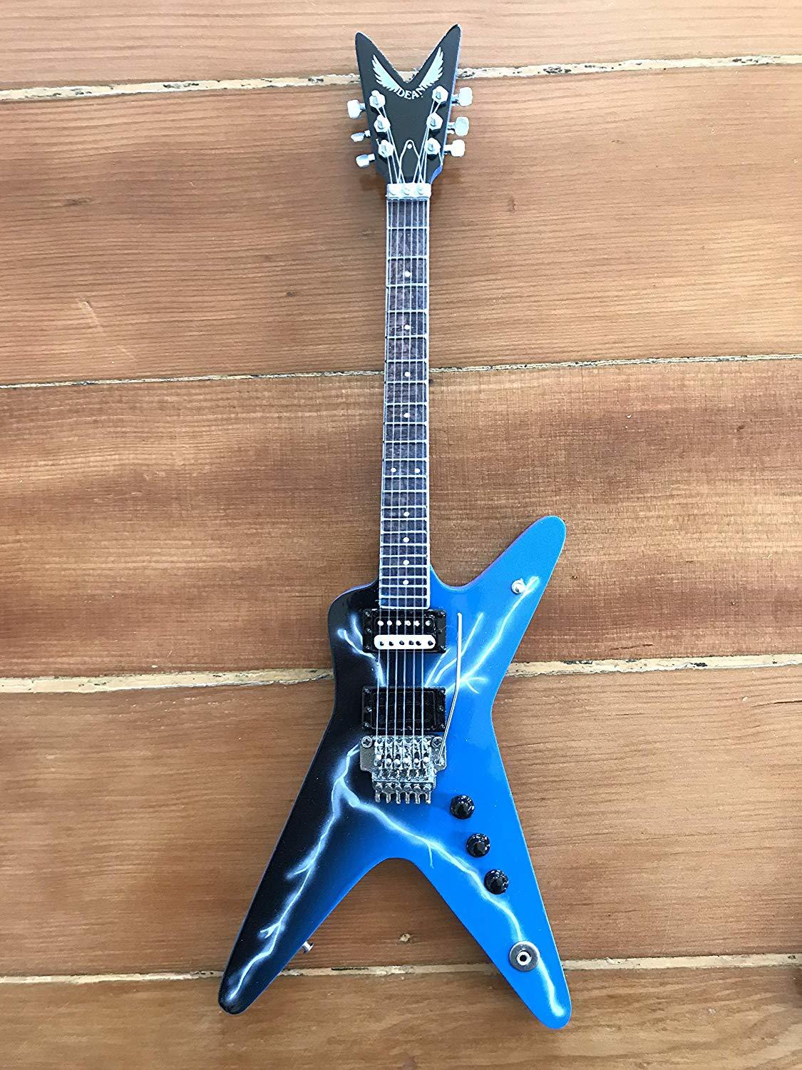 Axe Heaven: Miniature Replica - Dean Dimebag Guitar (Lighting Bolt)