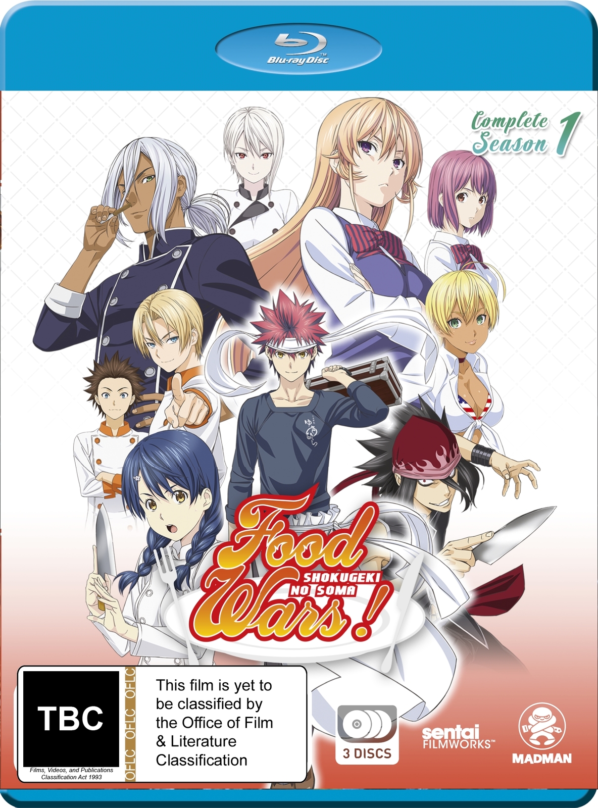 Food Wars - Complete Season 1 on Blu-ray image