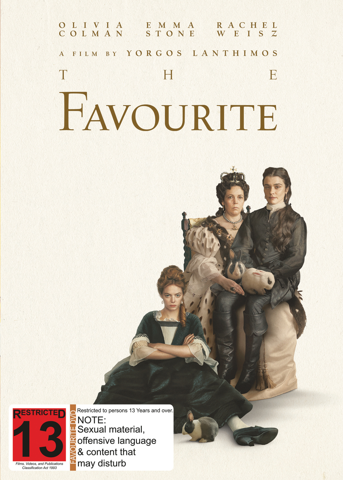 The Favourite on DVD image