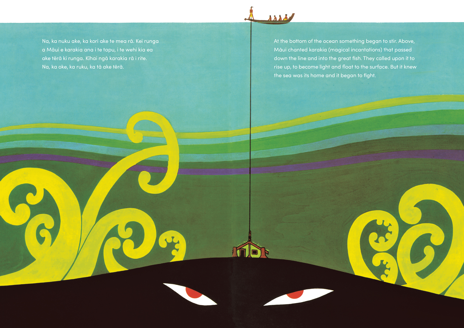 Te-Ika-a-Maui/The Fish of Maui by Peter Gossage image