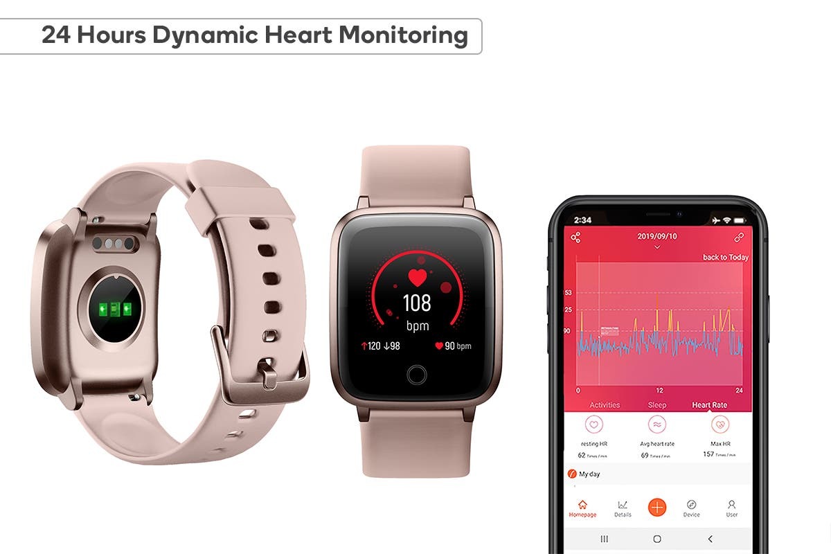 Kogan smart watch pink Clearance