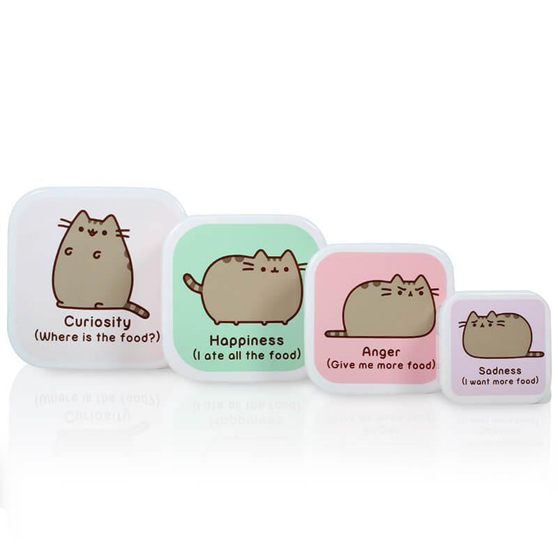 Pusheen the Cat Snack Box set of 4