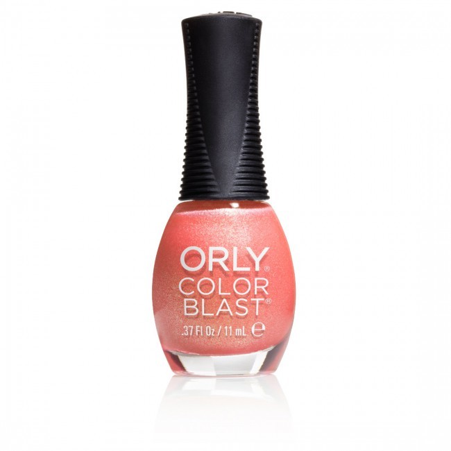 Orly Color Blast Pink Coral 3D Glitter image