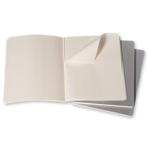 Buy Moleskine Cahier Extra Large Soft Cover Ruled Journal Pebble Grey