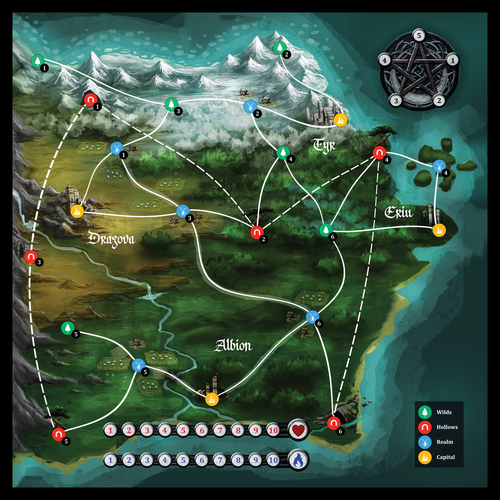 Of Dreams & Shadows - Board Game image