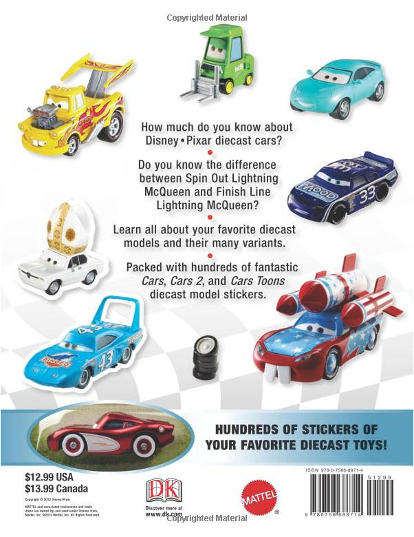 Disney Pixar Cars Ultimate Sticker Collection DK Book Buy Now at Mighty Ape NZ