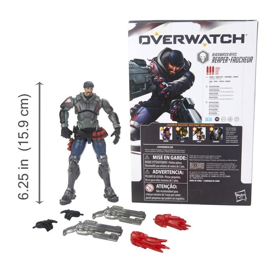 Overwatch: Ultimates Series 6" Action Figure - Blackwatch Reyes (Reaper)