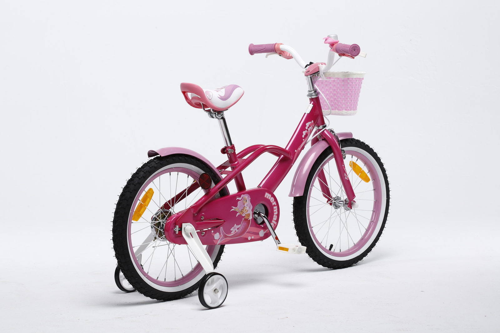 RoyalBaby: Mermaid G-3 - 14" Girl's Bike (Pink) image