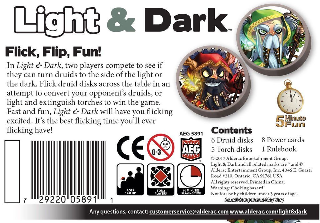 Light & Dark - A Disk Game of Druids