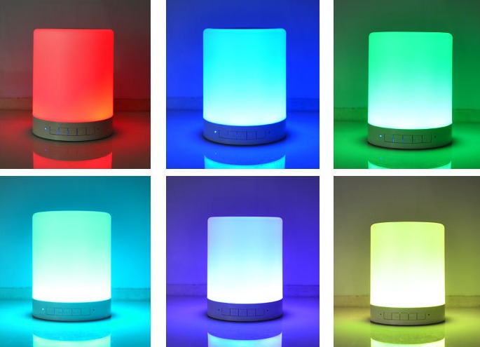 RGB + LED White speaker - Bluetooth