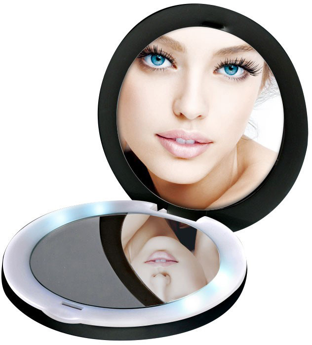 Buy Homedics USB Compact LED Mirror with Powerbank at Mighty Ape NZ