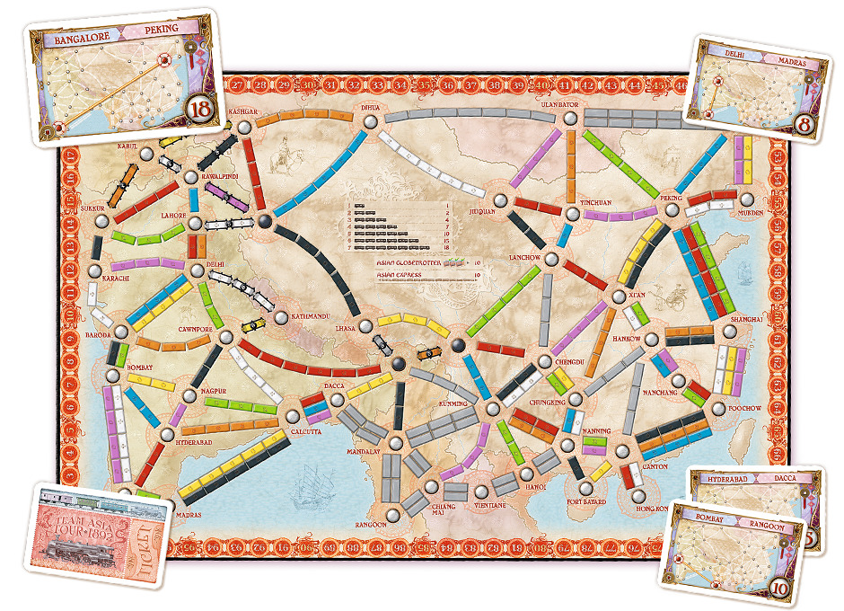Ticket to Ride: Asia & Legendary Asia image