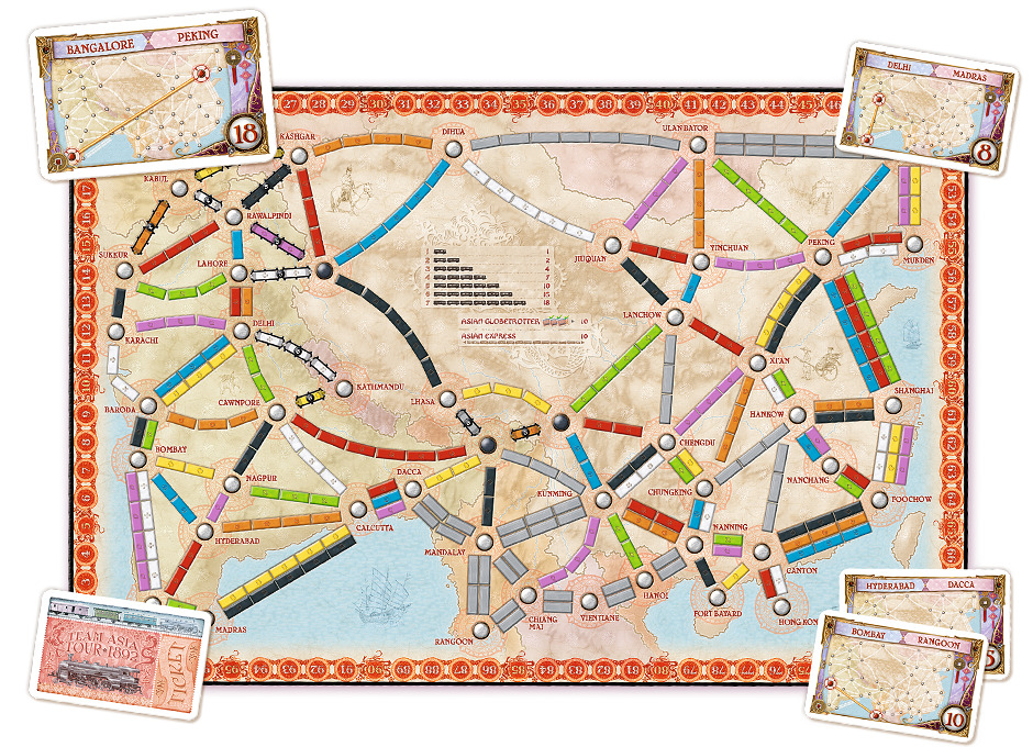 Ticket to Ride: Asia & Legendary Asia image