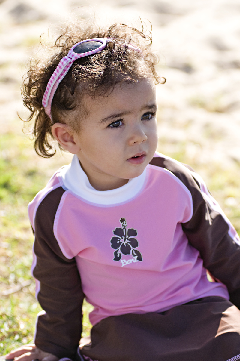 Adventure Baby Banz Sunglasses (Pink Check) image