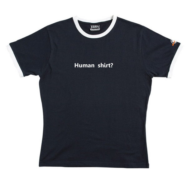 Human Shirt - Ringer Tee (Navy) image