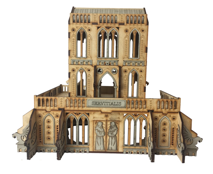 TTCombat: Tabletop Scenics - Gothic Ruined Servitialis image