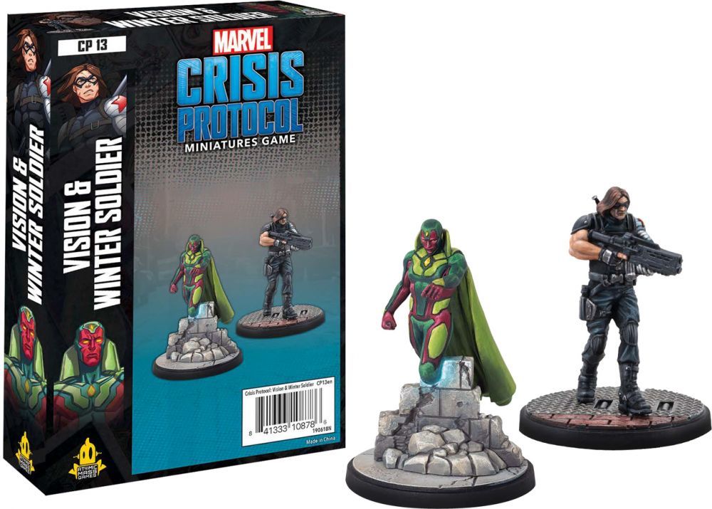 Marvel Crisis Protocol Miniatures Game Vision and Winter Soldier Expansion image