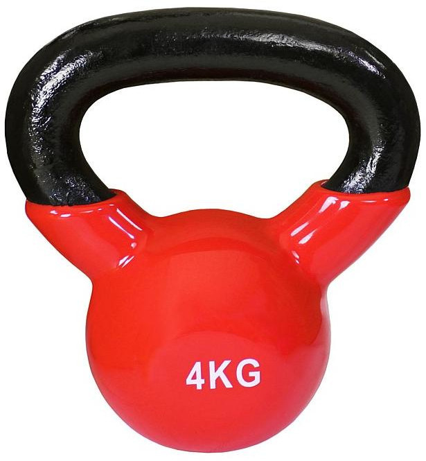 Buy Vinyl Coated Kettlebell 4Kg at Mighty Ape NZ
