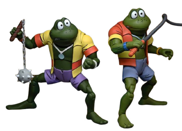 NECA Ultimate 7" Scale TMNT Cartoon Dschingis & Rasputin Frog 2 Pack NECA Ultimate 7" Scale TMNT Cartoon Dschingis & Rasputin Frog 2 Pack