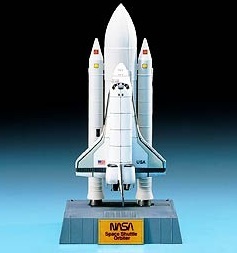 Academy Space Shuttle with Booster Rockets 1/288 Model Kit image