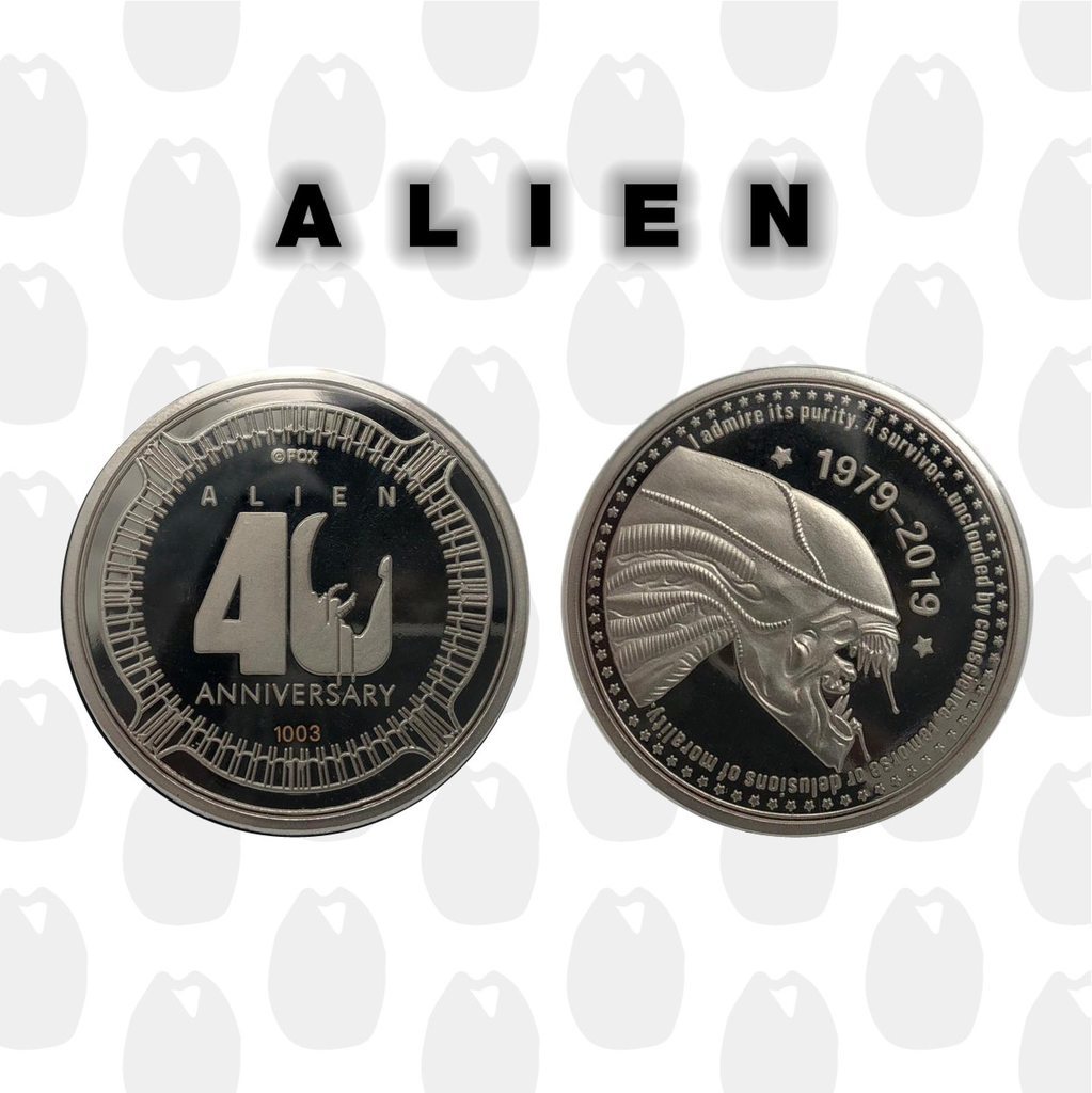 Alien: Collectable Coin - 40th Anniversary (Silver Tint)