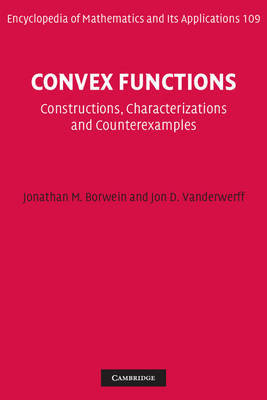 Convex Functions on Hardback by Jonathan M. Borwein