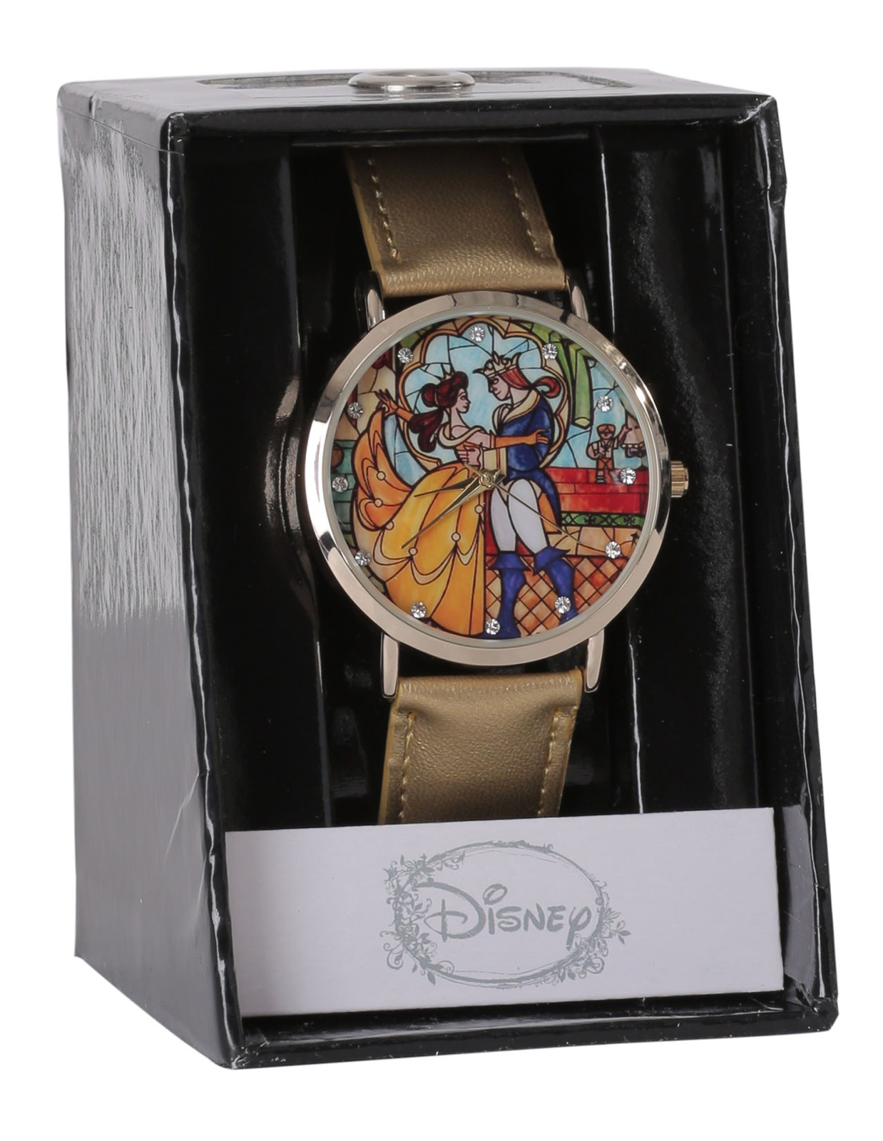 Disney: Beauty and the Beast - Stained Glass Strap Watch image