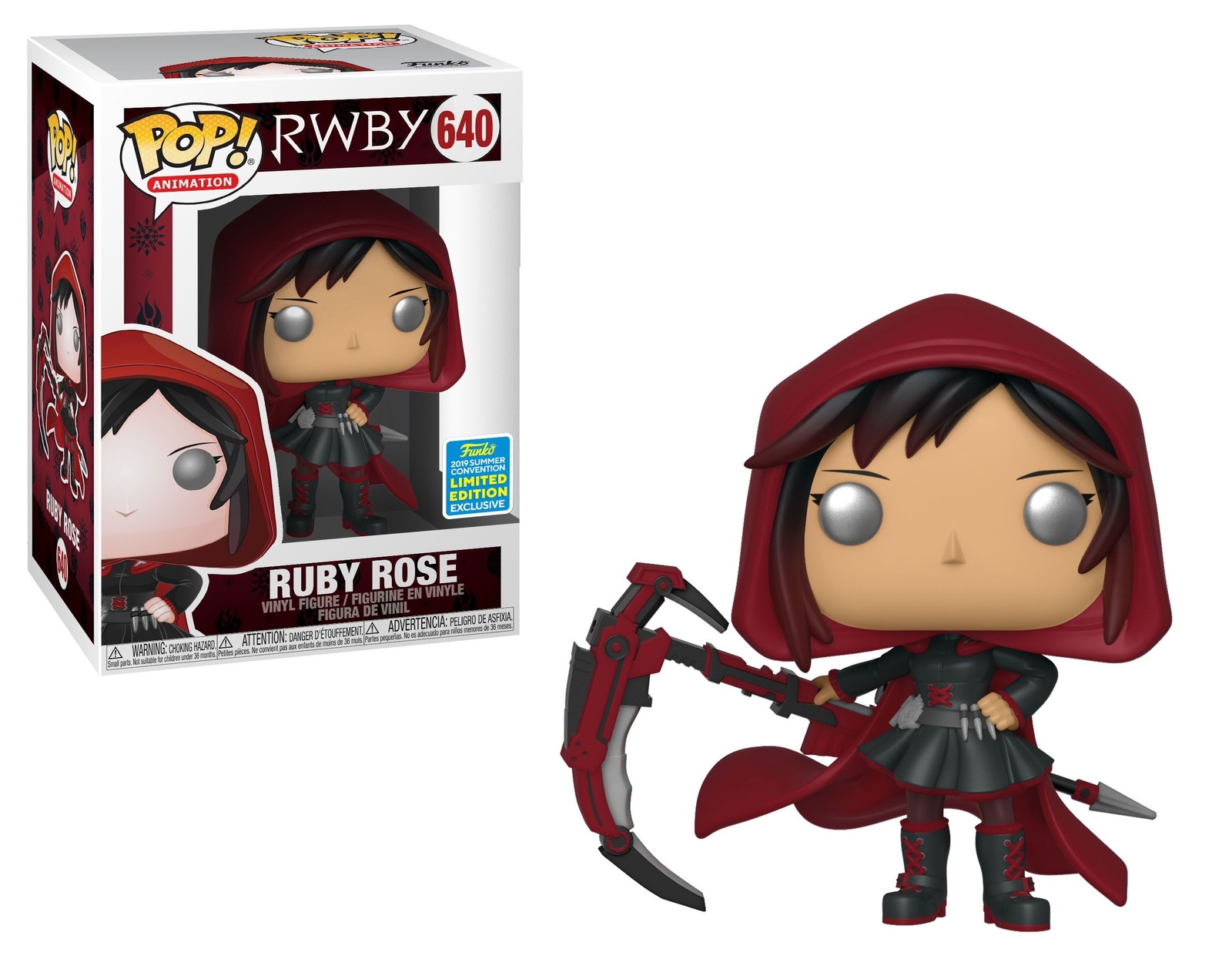 RWBY: Ruby Rose (with Hood) - Pop! Vinyl Figure image