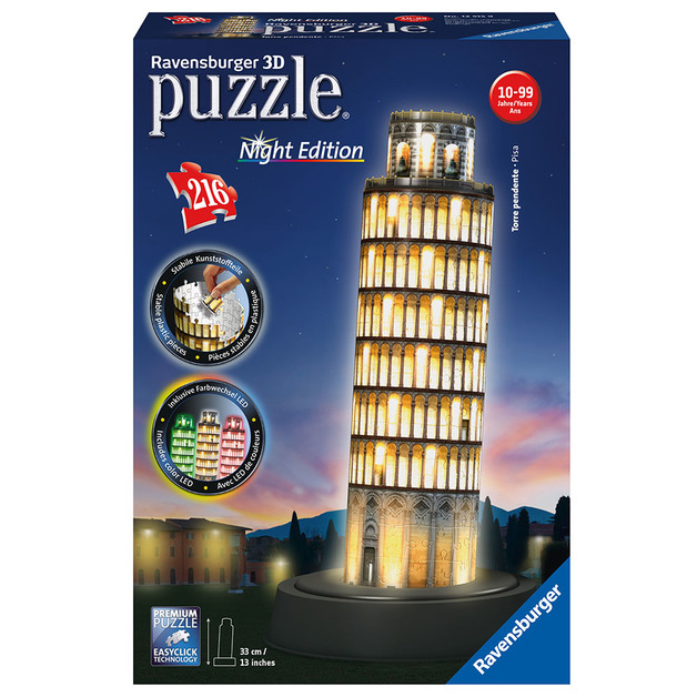 Ravensburger: Pisa At Night 3D Puzzle (216pc)