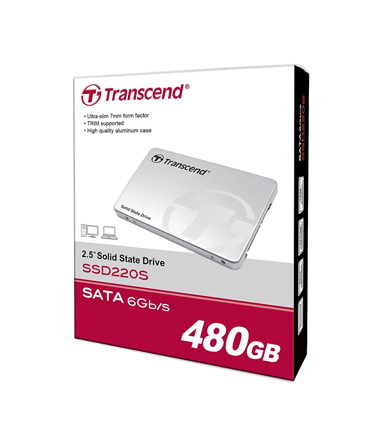 Transcend: SSD220S 480GB SATA III 2.5" SSD image