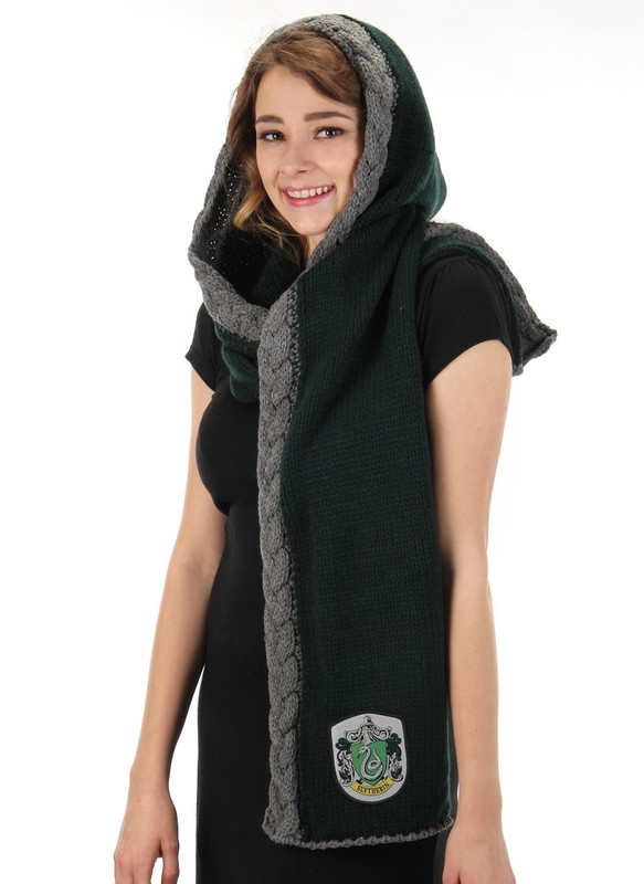 Harry Potter - Slytherin Knit Hood