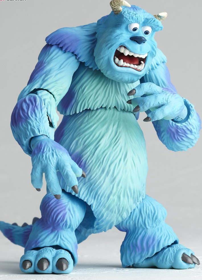 SciFi Revoltech No.028 Monsters Inc. Sulley and Mike Action Figure Set (Pixar) Images at Mighty