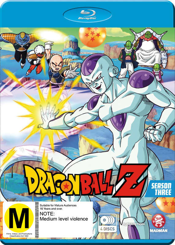 Dragon Ball Z Season 3 | Blu-ray | Buy Now | at Mighty Ape NZ - Dragon Ball Z Season 3 Blu Ray