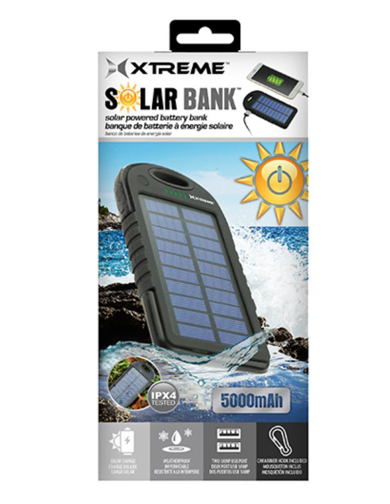 Xtreme: 5000Mah Solar Powered Power Bank image