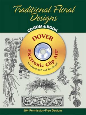 Traditional Floral Designs CD-Rom and Book by Dover image