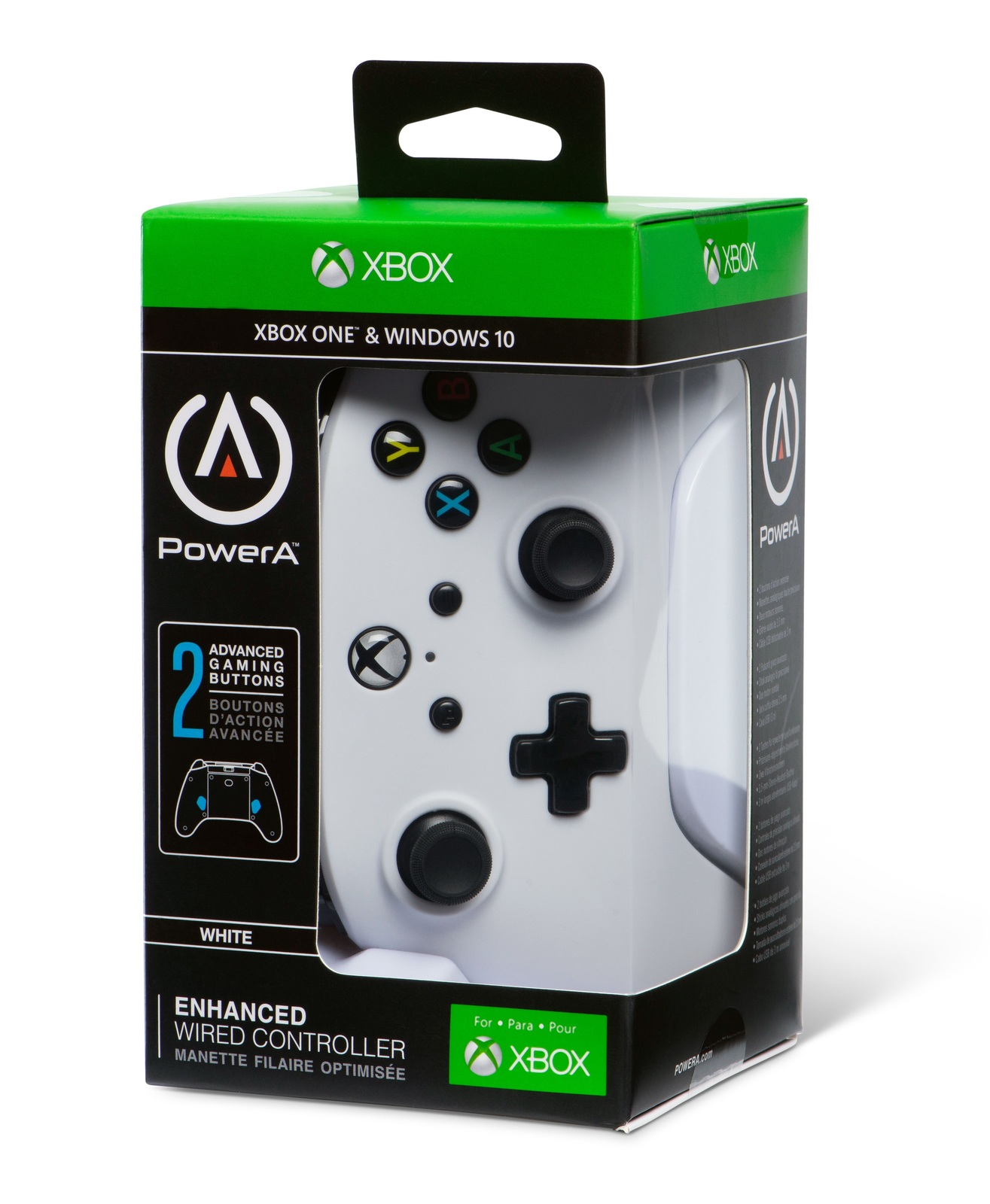 Xbox One Enhanced Wired Controller - White on Xbox One